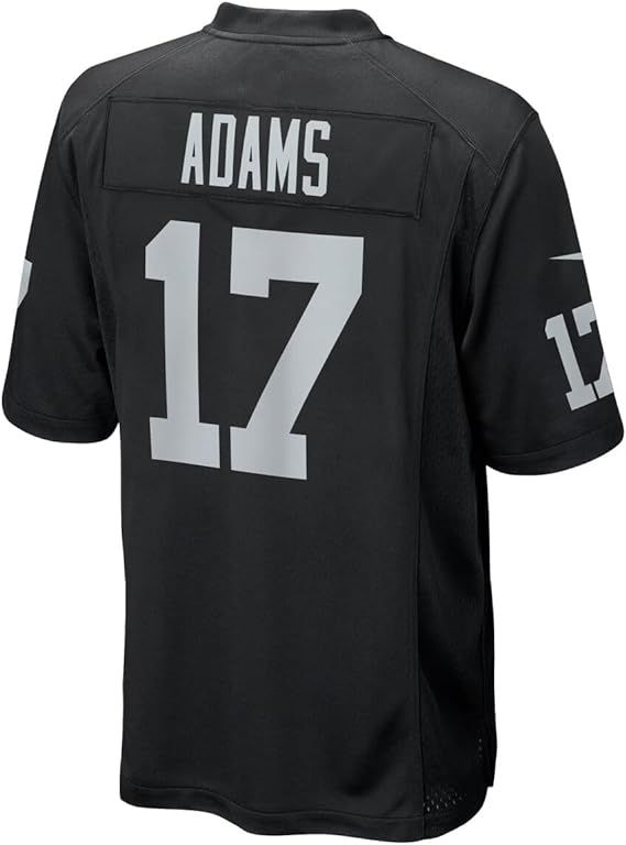 Nike Davante Adams Las Vegas Raiders NFL Men's Black Home On-Field Game Day Jersey