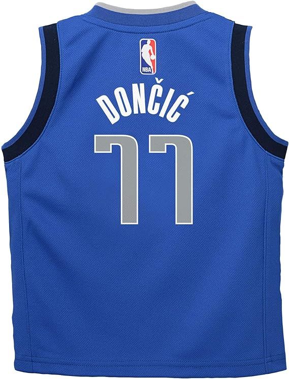 Nike Luka Doncic Dallas Mavericks NBA Toddler 2-4 Blue Icon Edition Jersey